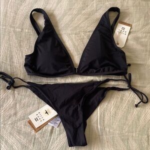 Billabong Black Triangle Bikini Set